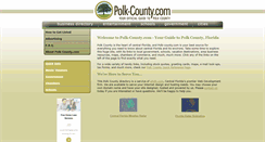 Desktop Screenshot of polk-county.com