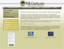 Tablet Screenshot of polk-county.com